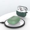 For AirPods 4 Case Silicone Protecive Cover for AirPods 4th Generation Accessories 2024 Solid Color Front LED Visible Skin Cover