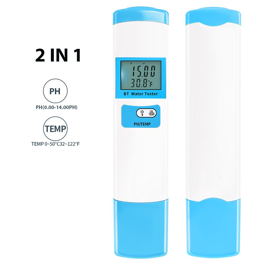 Bluetooth PH-метр 5 в 1 Ручка для измерения качества воды EC TDS СОЛЬ SG ТЕМП Метр 2 в 1 Тестер воды PH Medidor Монитор воды для аквариума бассейна