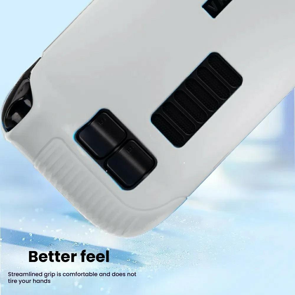 For Steam Deck Silicone Case Integrated Design Washable Shockproof Protective Cover