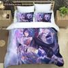 Аниме Genshin Impact Комплект постельного белья для мальчиков и девочек Twin Queen Size Пододеяльник Наволочка Кровать Дети Взрослые Мода Домашний Текстиль Текстиль