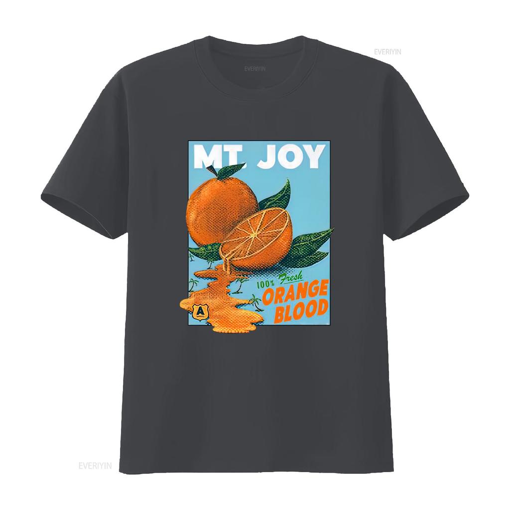 Mt Joy Band Orange Blood White T Shirt Short Sleeve All Sizes 1f1989 Vintage Washed Soft Unisex Breathable Versatile