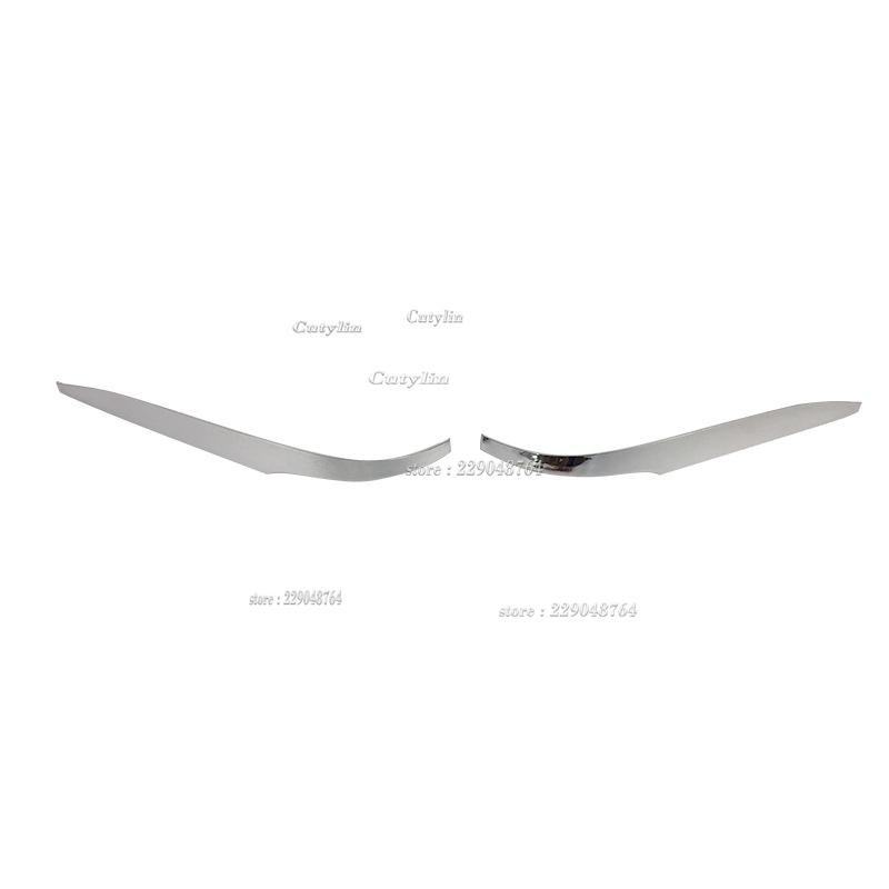 For Toyota Harrier XU60 2014-2018 ABS Chrome Accessories Car Rearview mirror decoration strip Cover Trim Styling Sticker