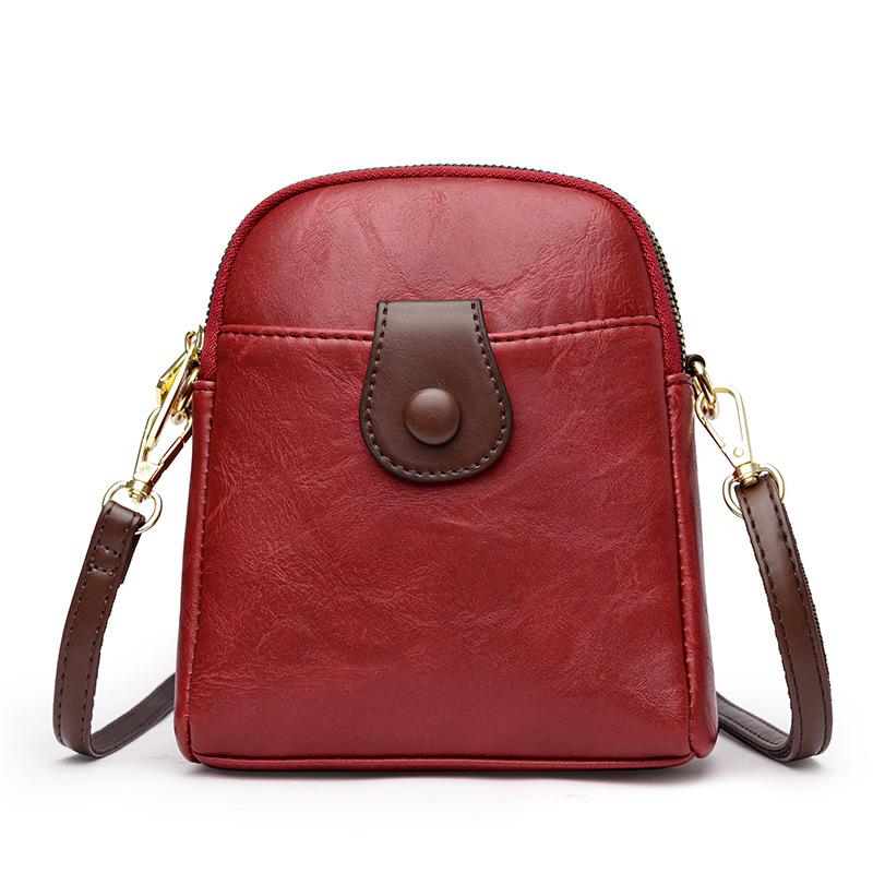 Новая сумка для мобильного телефона Niche High-end Feeling, большая вместимость, два отделения, простая сумка через плечо на одно плечо