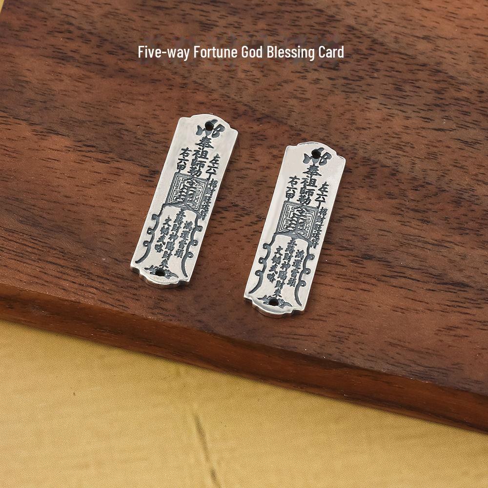 Премиальный пятисторонний талисман Бога богатства: Аксессуары для самостоятельного изготовления браслетов и ожерелий