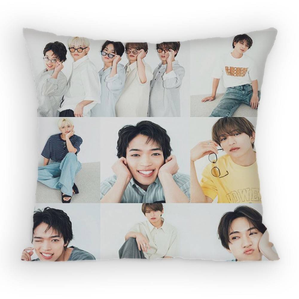 Японский кумир TTimelesz Наволочка Наволочка от пылевых клещей Невидимая молния шелковистая Чехол на подушку для дивана для спальни