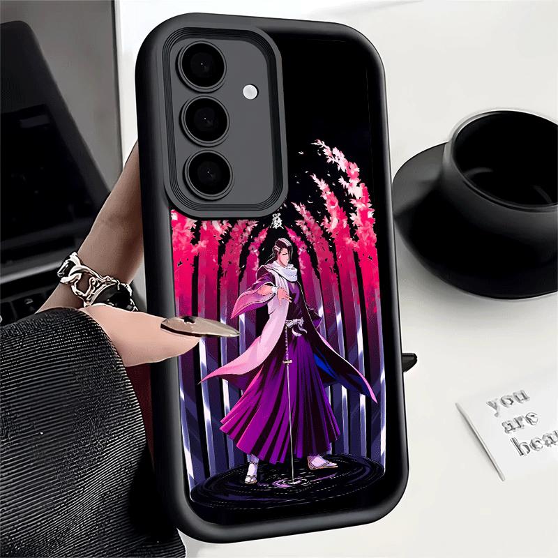 Чехол для телефона для Samsung Galaxy A17 A16 A15 A14 A13 Bleach Кучики Бьякуя A56 A36 A26 A55 A35 A25 A54 A34 A24 A53 A33 A23 A07 A06