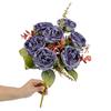 7 Heads Simulation Flower Rose Silk Petals Faux Flower Rose Artificial Flowers  Home Decoration