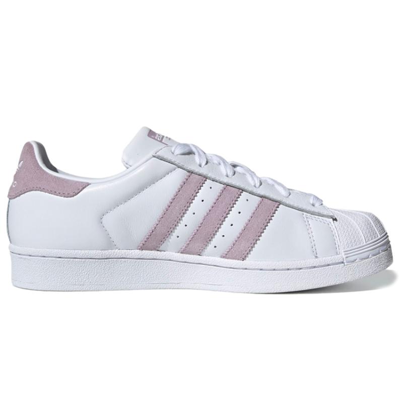 adidas Оригинальные кроссовки Superstar 'Белый/Фиолетовый' Женские EE7400