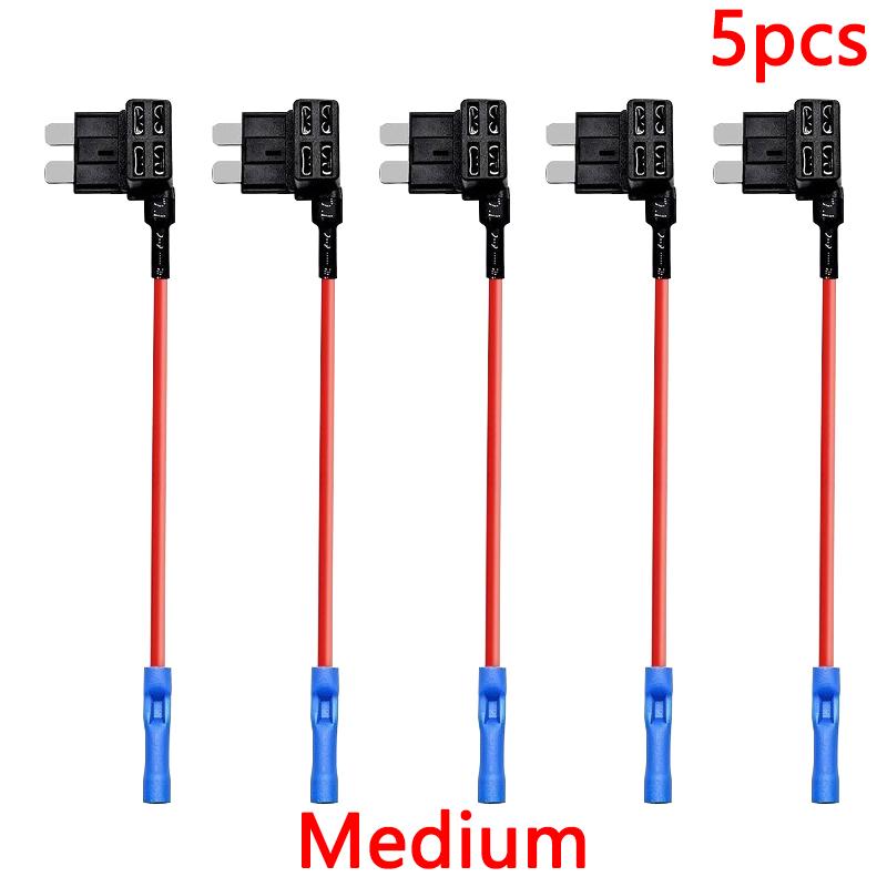 Truck Automobile Accessories MINI SMALL MEDIUM Size Micro Standard Car ATM Fuse Holder Add-a-circuit TAP Adapter Relays 5