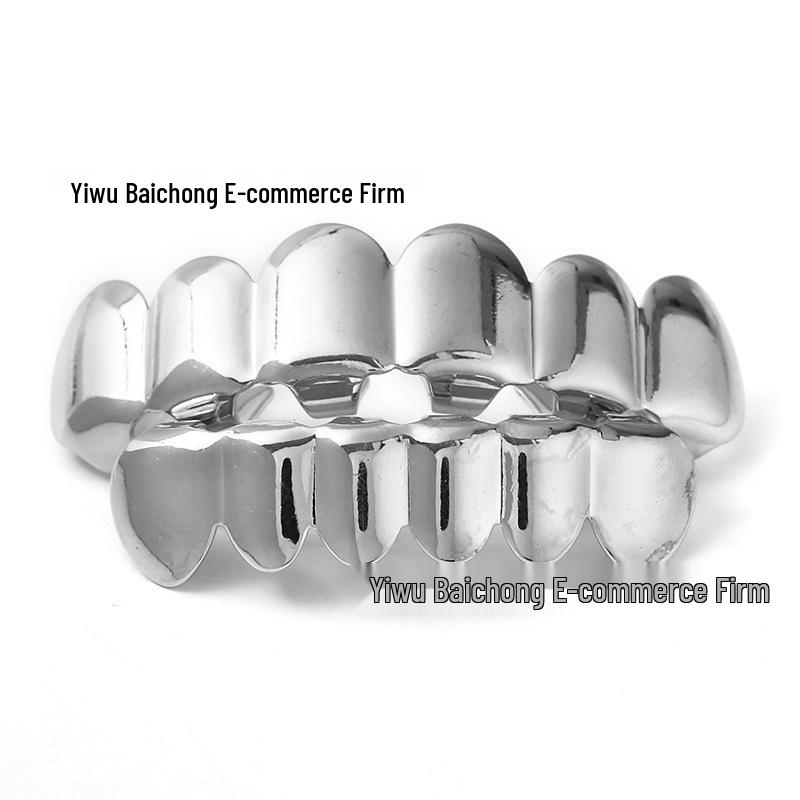 Позолоченные хип-хоп грилзы для зубов для мужчин и женщин