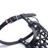 1 шт. Черный регулируемый намордник для дрессировки собак, лая, укуса, жевания
