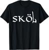 Skol Vikings Axe Heritage Chant Warrior Nordic Drinking T-Shirt