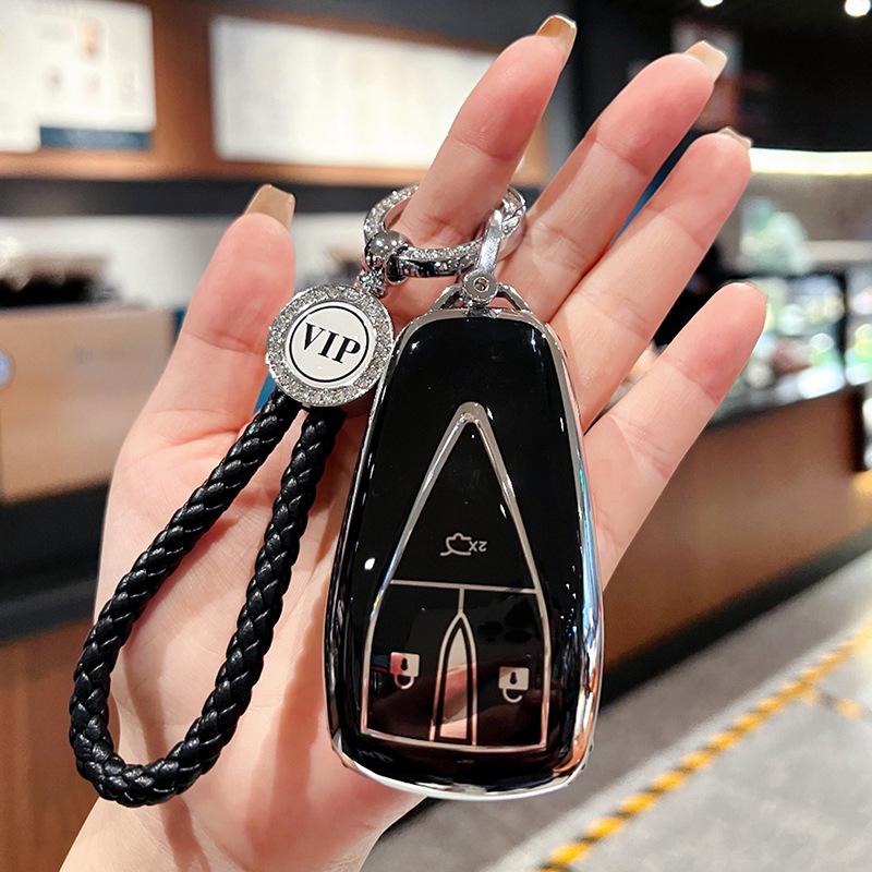 Чехол для ключа Changan CS Series: Подходит для CS75 Plus, Yidong, CS35, CS55, X5, Oushang X7