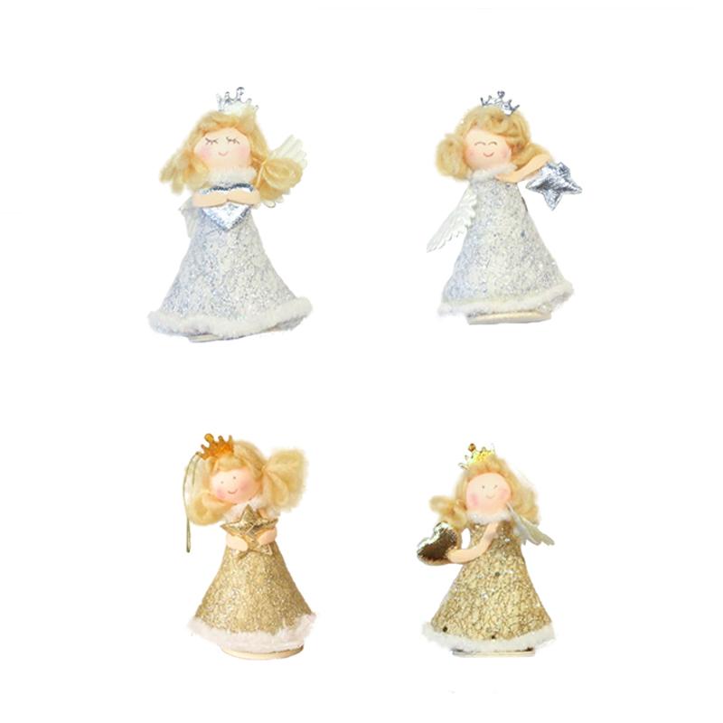 Рождественская вечеринка дома принцесса декоративные рождественские елки принадлежности ангел девочка самодельные праздничные украшения