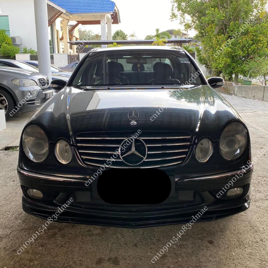 Передний бампер для Mercedes Benz W211 E200 E220 E300 E350 E500 E55 AMG 2003-2009 Спойлер, сплиттер, диффузор, комплект кузова, тюнинг