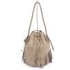 J&M Davidson Shoulder Bag CARNIVAL M 2WAY Handbag Beige Leather Women Used