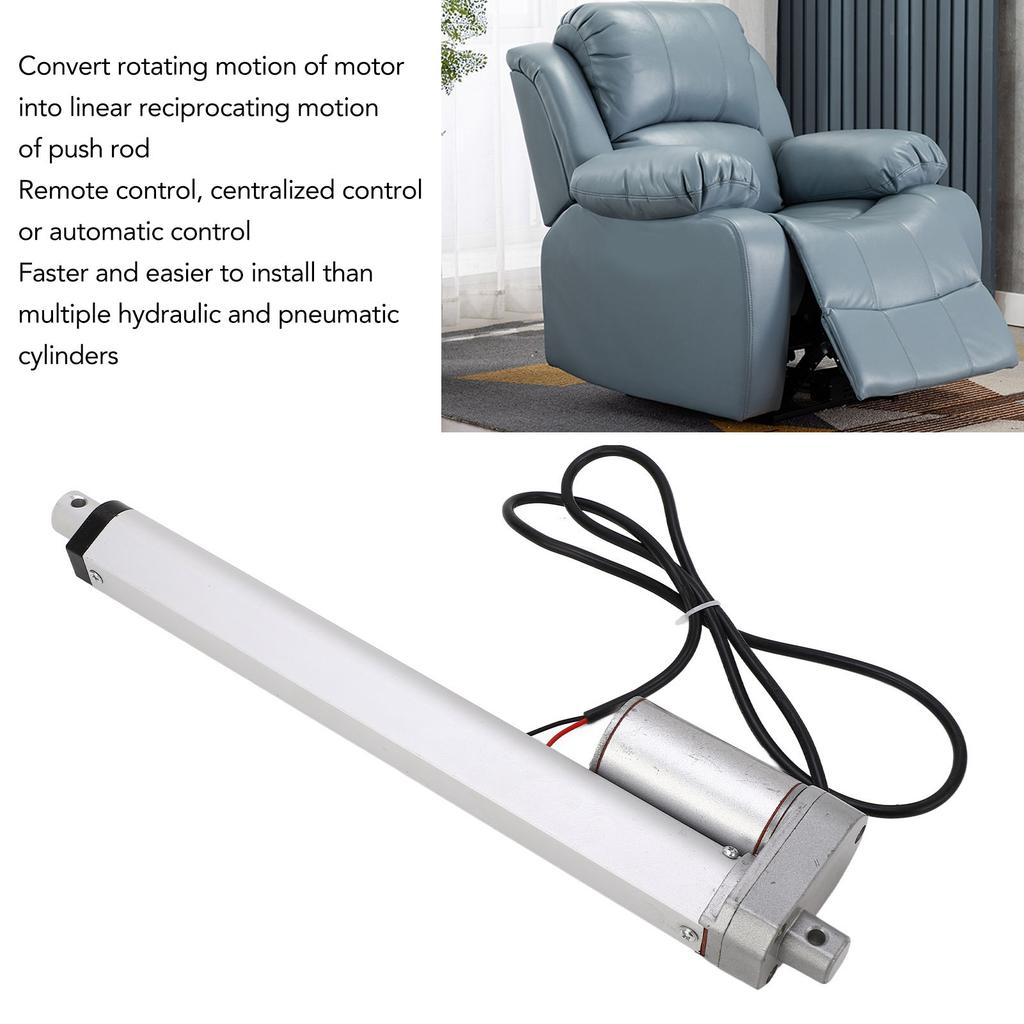 Мини линейный электрический актуатор 750 Н 250 мм 12 В для движения двигателя на открытом воздухе сельскохозяйственная гусеничная робототехника