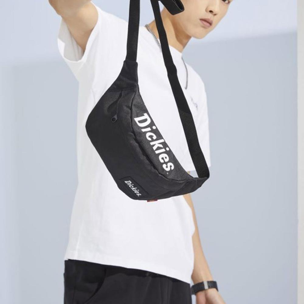 New Dickies Polyester Shoulder Bag, Crossbody Bag, Fanny Pack Regular Unisex Black DK010553BLK