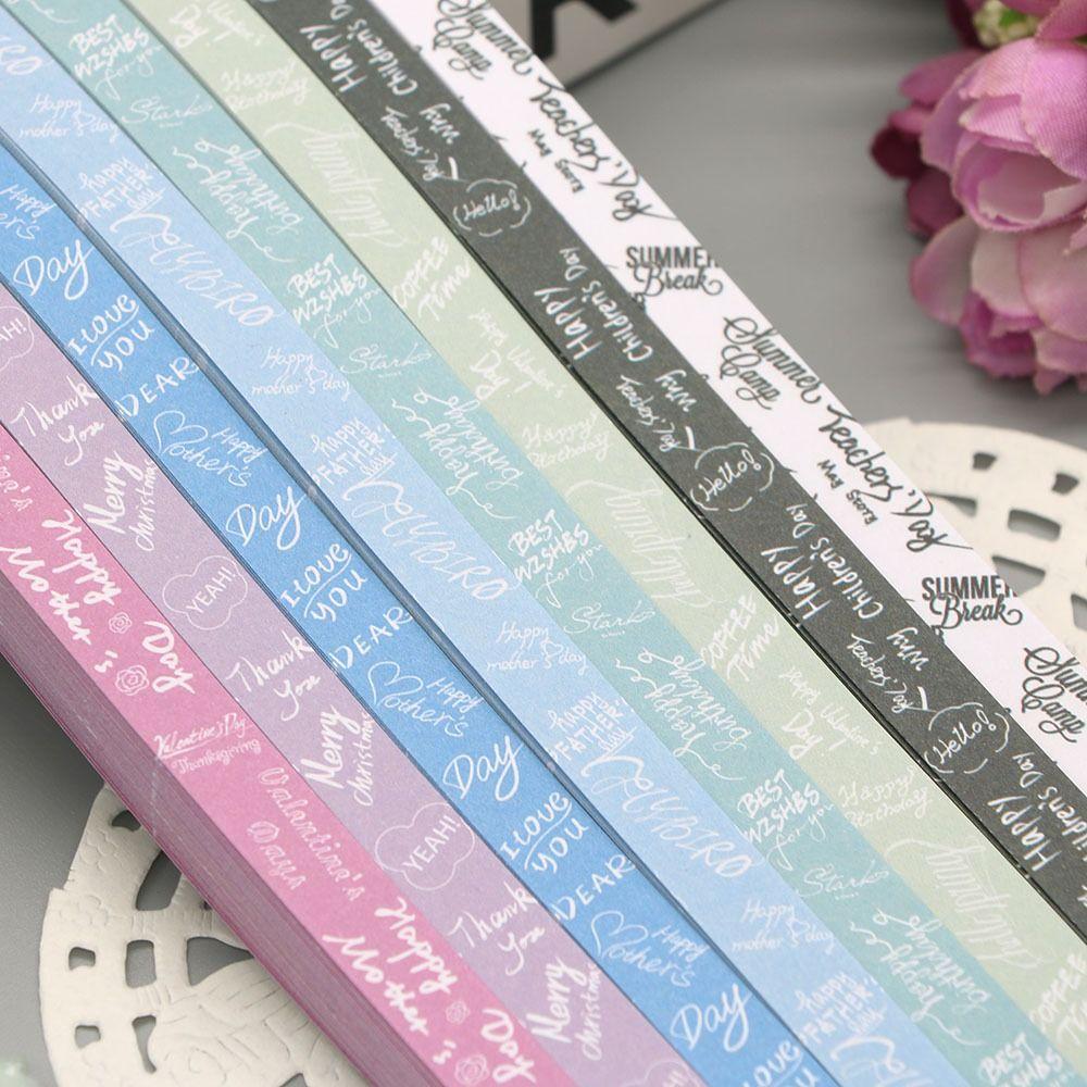 540 листов односторонней бумажной ленты со звездами, мультяшная складная звезда, счастливая звезда, оригами, украшение для дома