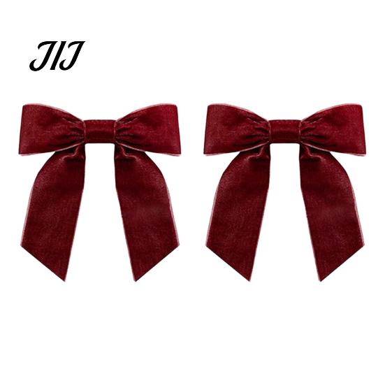 Reusable Velvet Bows 2Pcs Christmas Bows, Holiday Hanging Wall Decor for Tree Luxury Gift Box Knots Topper, Wedding Backdrop, Bridal Shower, Birthday
