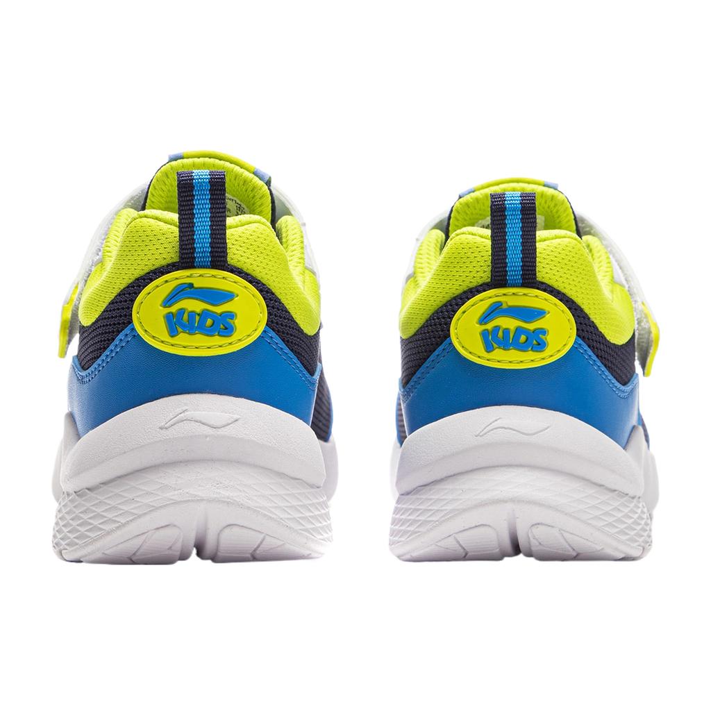 Li Ning Kids Comfortable Versatile Fashionable Trendy Low-Top Running Shoes Kids Sneaker Deep-Navy Deep-Bright-Blue Quiet-Blue YKNT148-7