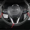 Внутренняя отделка руля из углеродного волокна, 3 шт. Для Toyota RAV4 -