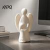 Минималистичные настольные украшения для учебы 3D-печатная фигурка ангела абстрактная с детской статуей скульптура значимые подарки на День матери Современные