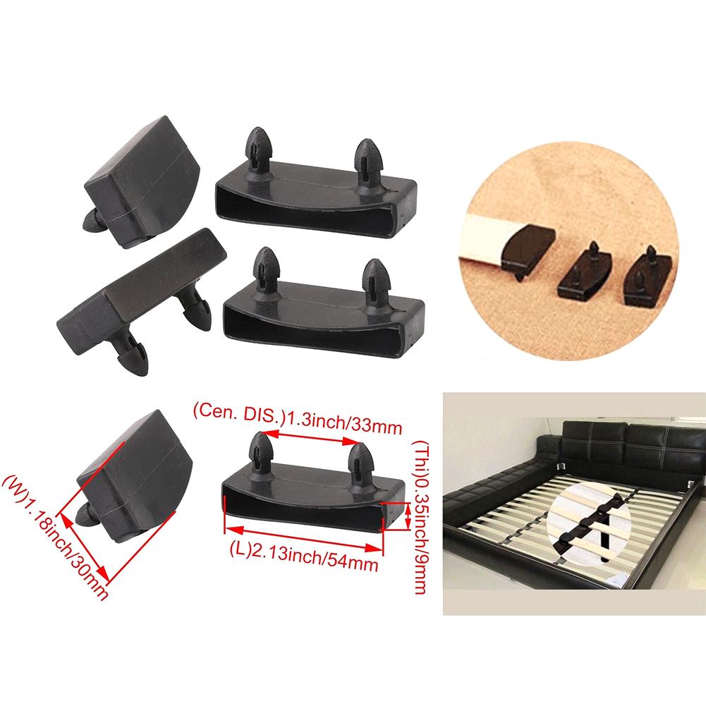 Bed Slat End Caps 50pcs Black Holding Securing Replacement