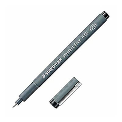 Staedtler Линер с пигментными чернилами, 0,05 мм, Черный, 308-0.05 (5 ручек)