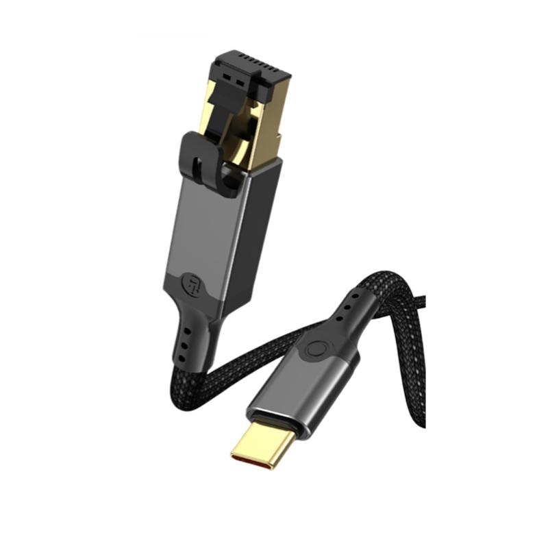 Сетевой кабель USB-RJ45, 10/100/1000 Мбит/с, для удаленной работы, стриминга и ежедневного использования ноутбука