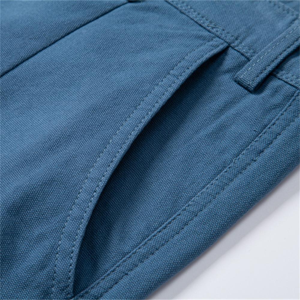 AIOPESON Новые летние хлопковые шорты для мужчин, однотонные модные повседневные рабочие шорты для мужчин