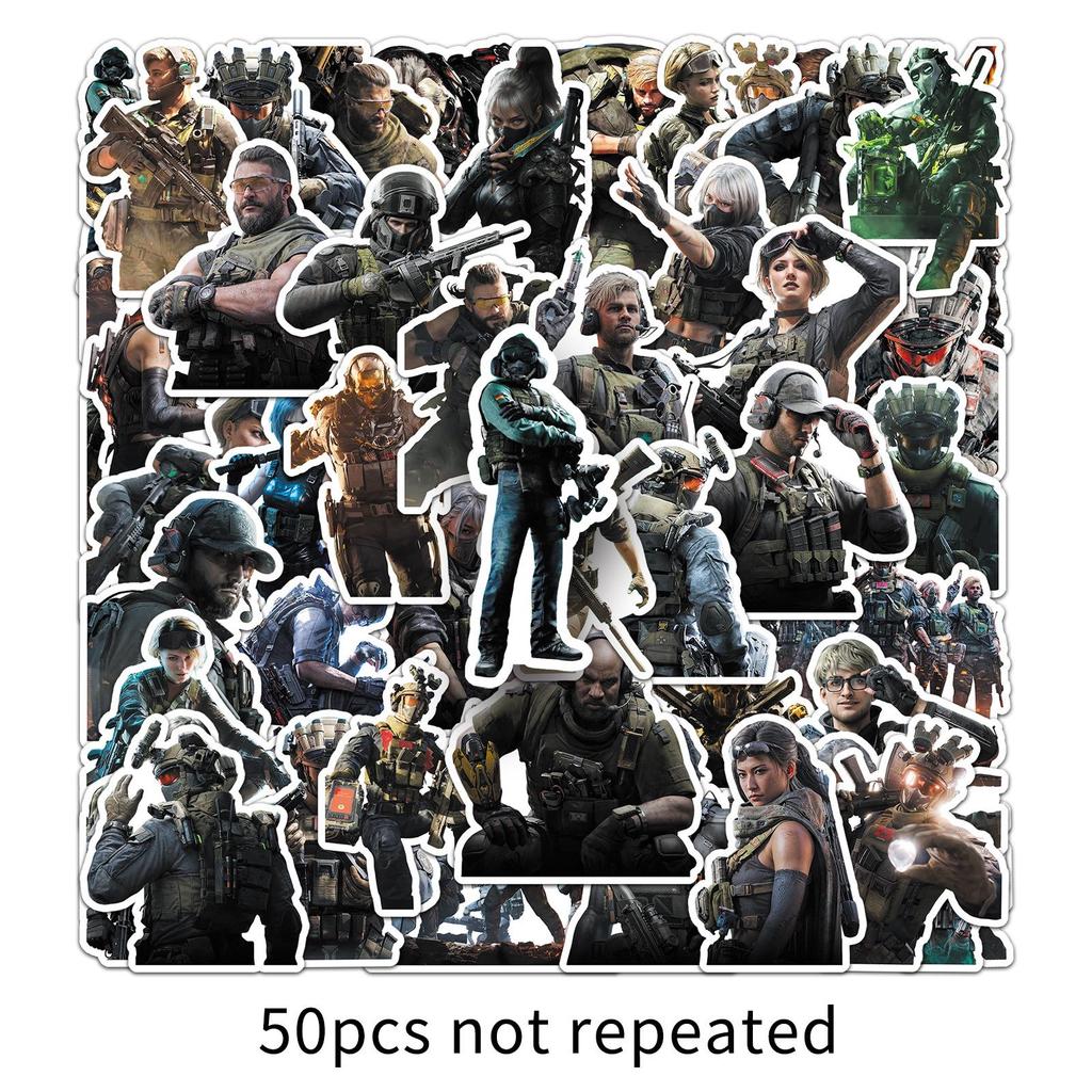 Наклейки для игры в стрельбу Delta Force - 50 классных модных дизайнов для компьютеров и бутылок с водой