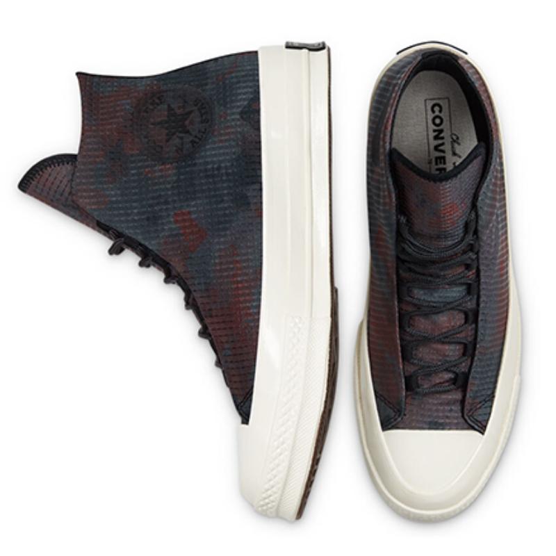 Converse Chuck Taylor All Star 1970-х годов Высокие винтажные универсальные высокие эспадрильи унисекс черные серые