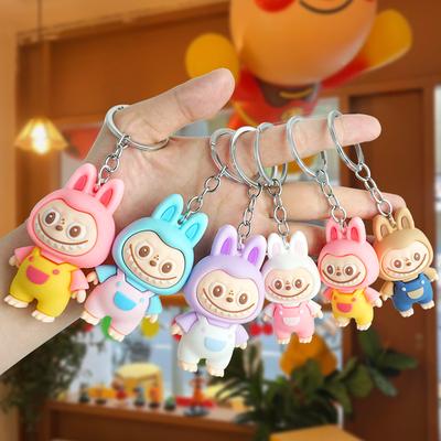 Мультяшный брелок в виде овечки, милая кукла-овечка, подвеска для школьного рюкзака, брелок для ключей от машины