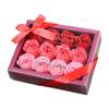 12Pcs Soap Flower Exquisite Romantic Lightweight Flower Soap Rose with Gift Box for Home