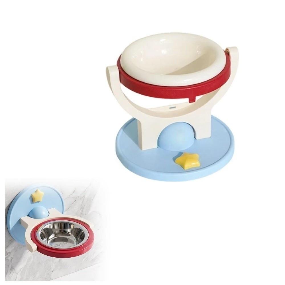 Floor Standing Pet Feeder Bowl Space-saving Wall-Mounted Pet Bowl New 2 IN 1 Pet Bowl Indoor Use