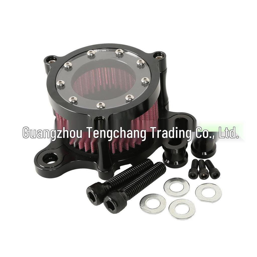 Compatible Harley XL883/1200 X48 CNC Aluminum Retro Glass Air Filter