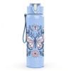 1PC Mandala Flower Pattern 750ml Color Plastic Sports Water Bottle Leakproof Flip Straw Lid Suitable for Sports Office Home Use
