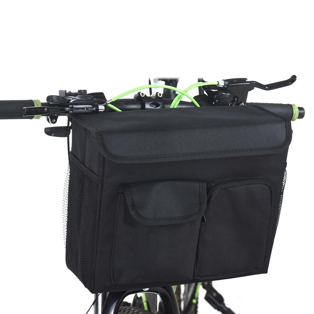 Mobility Scooter Bag Convenient Organizer Pouch with Laptop Pocket and Cup Holders