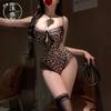 Sexy Lingerie Hot Leopard Print Nightclub Uniform In Stock Sexy Lace Pure Desire Conjoined Without Passion