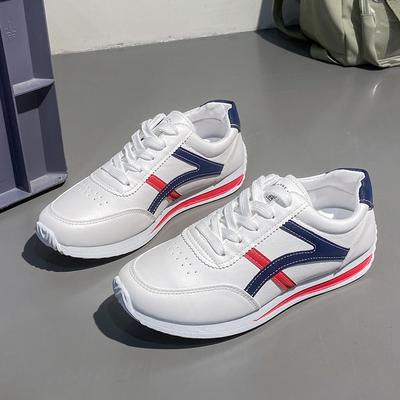 Модные кроссовки, женская спортивная обувь, женские маленькие белые туфли, модные удобные кроссовки, универсальные легкие повседневные кроссовки