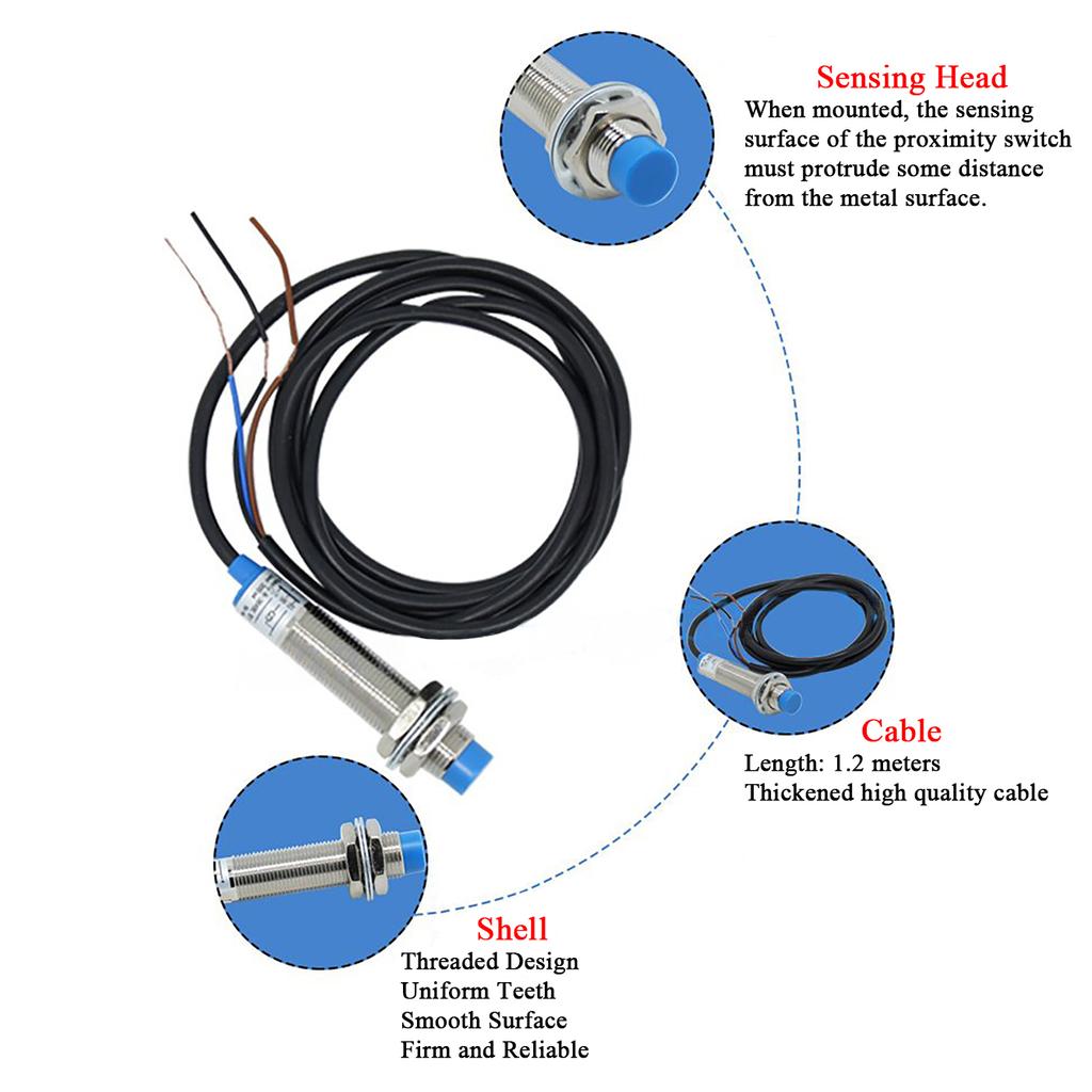LJ12A3-4-Z/BX 4 мм Расстояние обнаружения NPN НЕТ Индуктивный датчик приближения