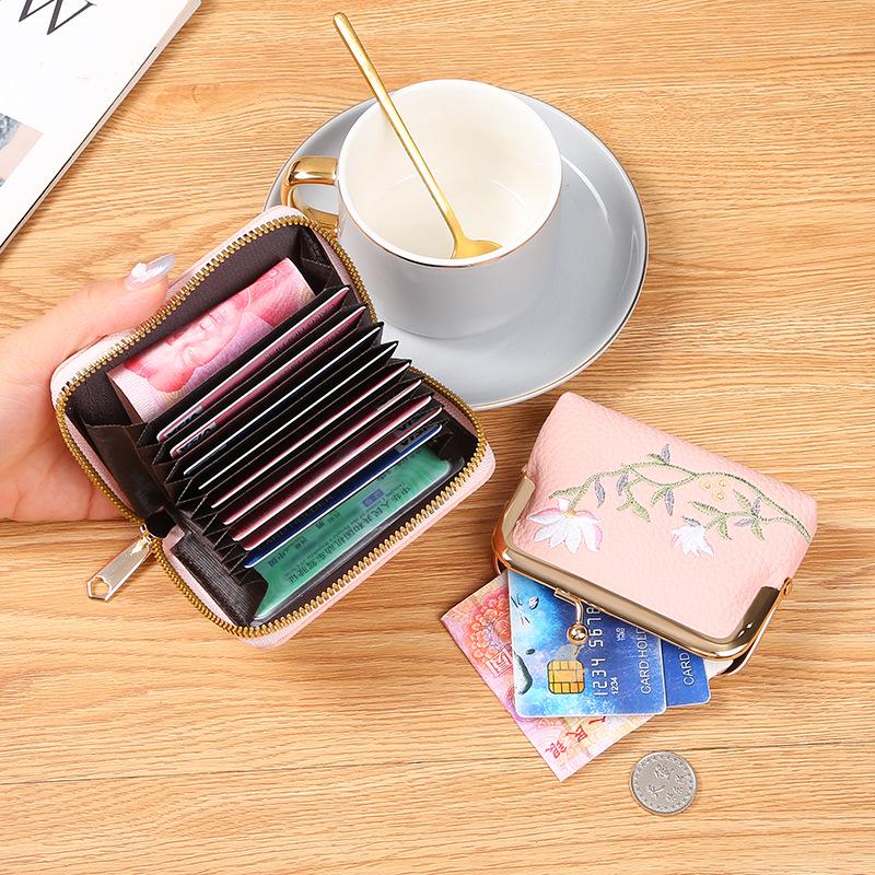Trendy Mini Student Coin Purse: Stylish Small Wallet with Large Capacity Accordion Card Holder for Women