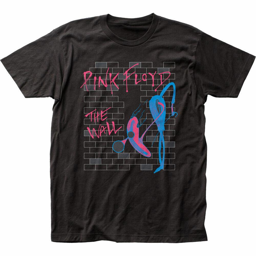 Футболка унисекс Pink Floyd Neon Wall Rock N Roll в стиле ретро