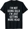 Я не лысею, у меня просто становится больше головы. Смешная футболка в подарок лысому.
