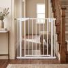 Baby Gate Pet Safety Gate Pressure Fit 76 81 Cm Wide With Two Way Open One Hand Opening