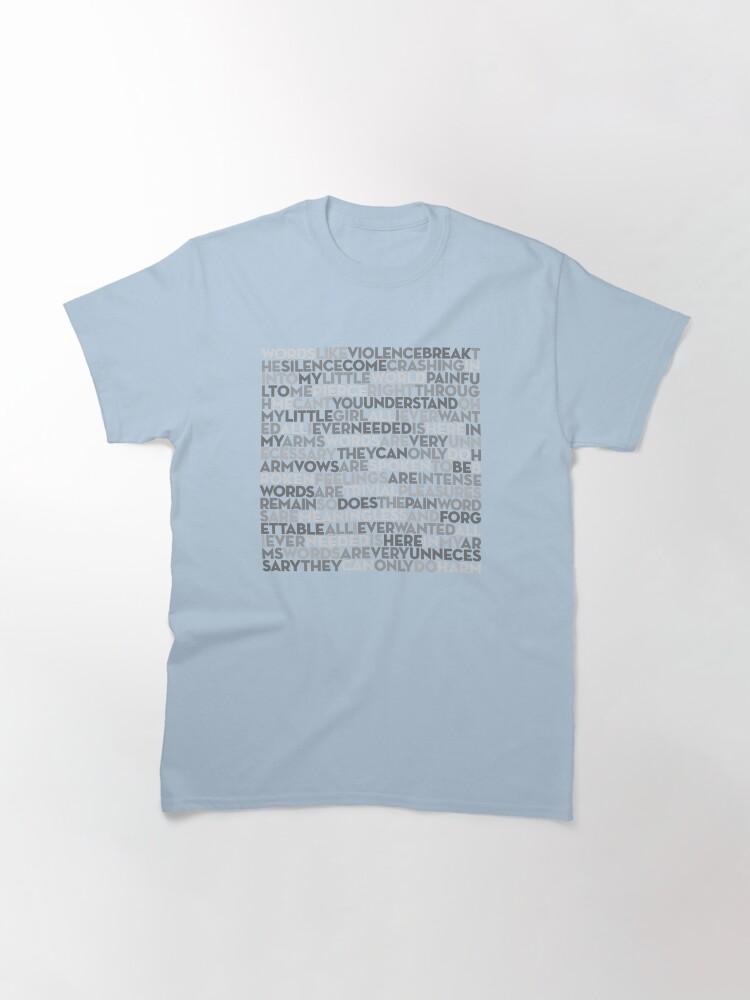 Enjoy The Silence - Depeche Mode (lyrics) v.2 Classic T-Shirt