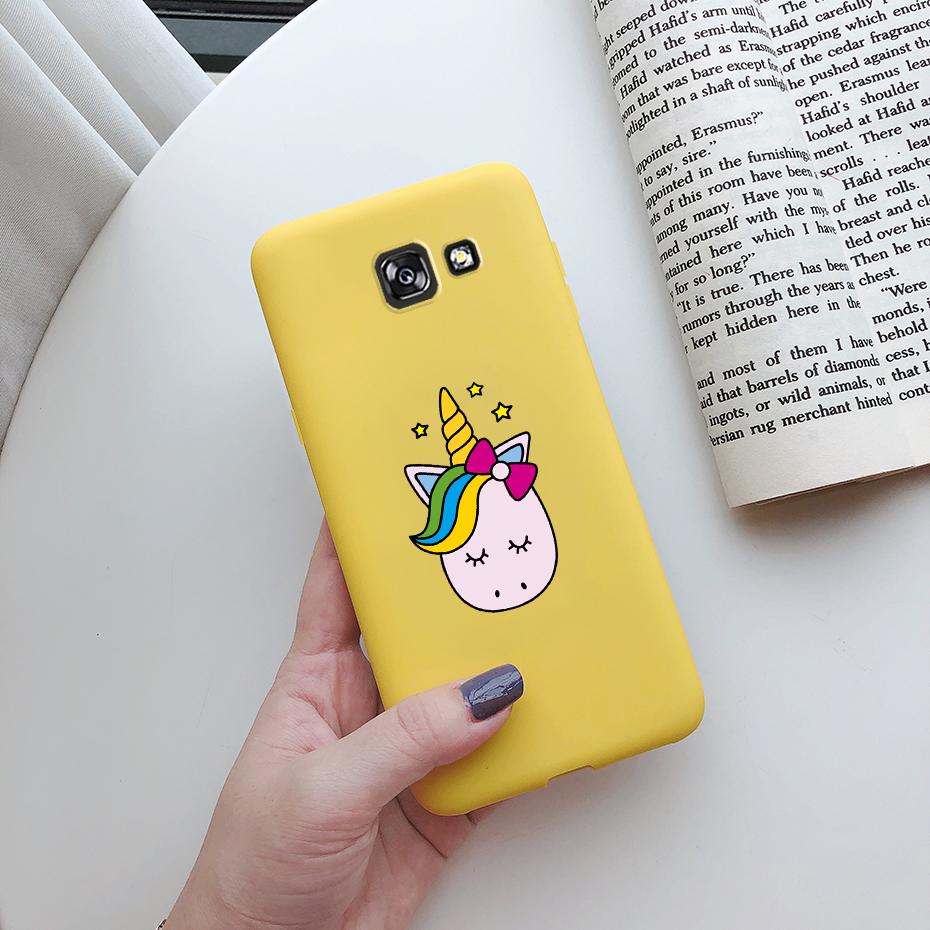 case For Samsung Galaxy A7 2017 Case Cute Painted silicon soft tpu phone back Cover Bumper For Samsung A7 2017 A720 A720f Cases
