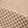 Houndstooth Sofa Cushion Cotton Thread Orange Four Seasons Fabric Anti-slip Leather Sofa Cover Combination
