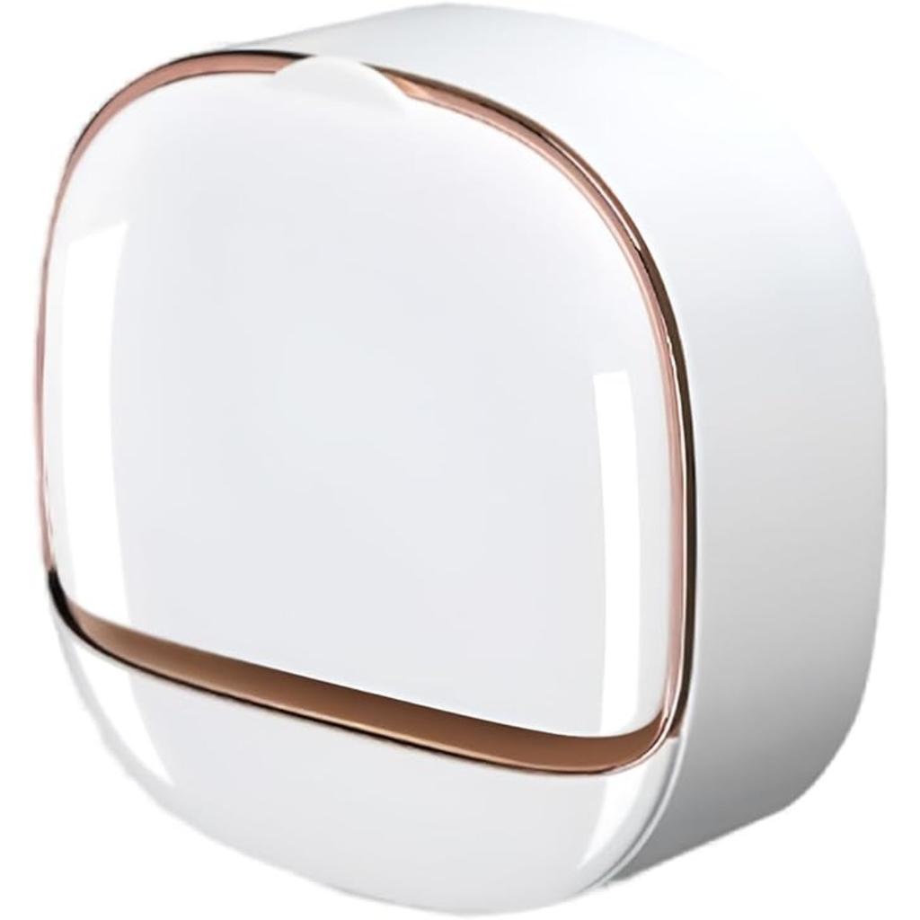 Adhesive Soap Holder for Shower Wall with Drainage Box, Waterproof Shower Bar Soap Holder Tray Soap Dish Wall Mounted Soap Caddy Organizer